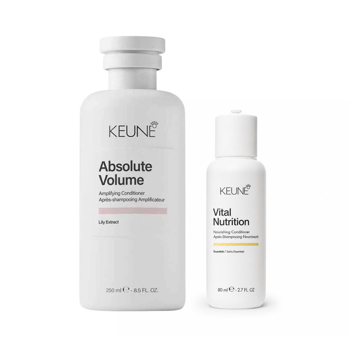 KIT KEUNE CONDICIONADOR ABSOLUTE VOLUME 250ML + MINIATURAS KEUNE