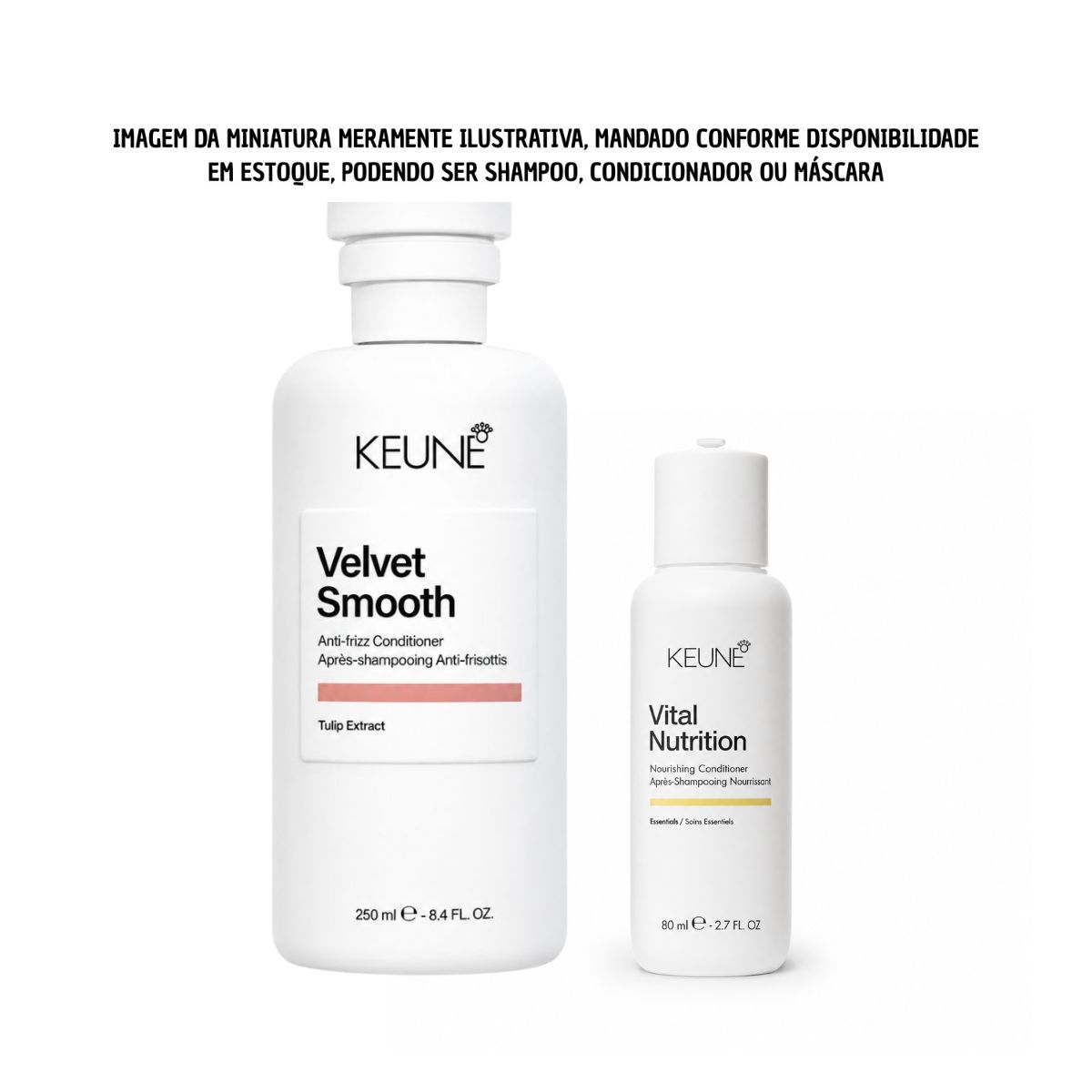 KIT KEUNE CONDICIONADOR VELVET SMOOTH 250ML + MINIATURAS KEUNE