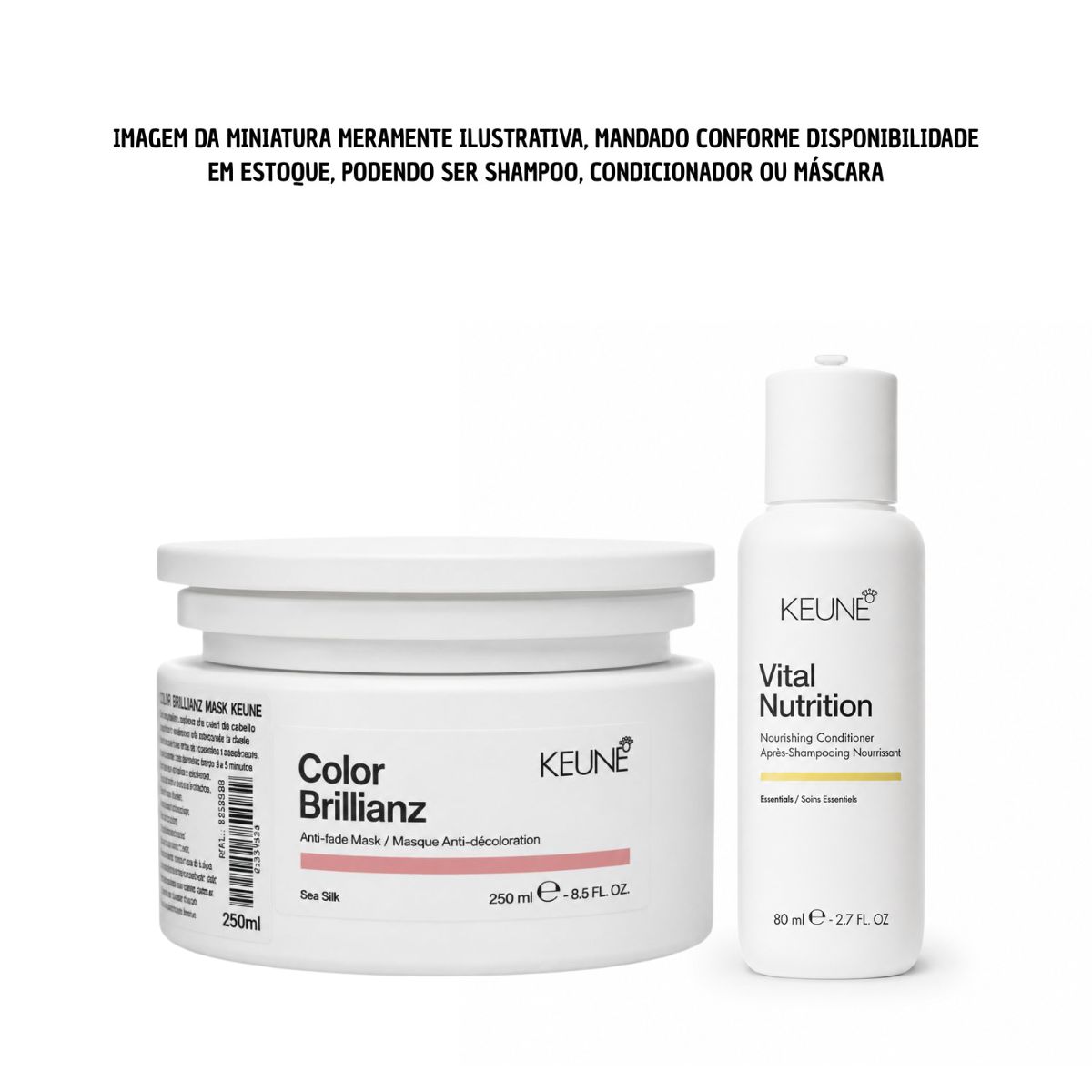 KIT KEUNE MÁSCARA CARE COLOR BRILLIANZ 200ML + MINIATURAS KEUNE