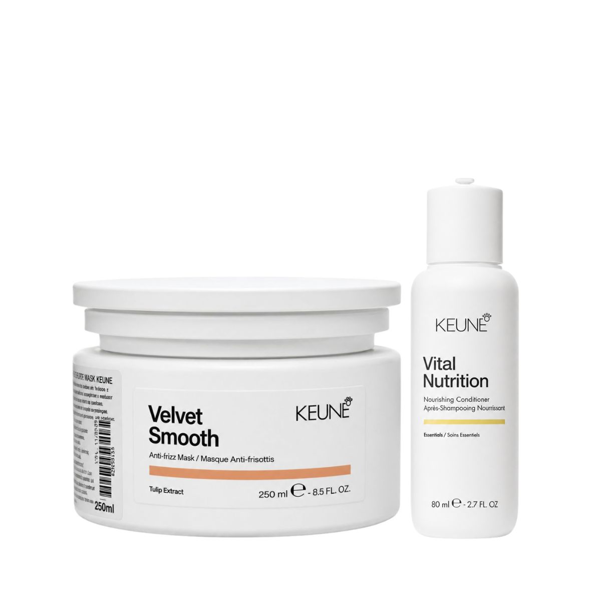 KIT KEUNE MÁSCARA VELVET SMOOTH KEUNE 250ML + MINIATURAS KEUNE