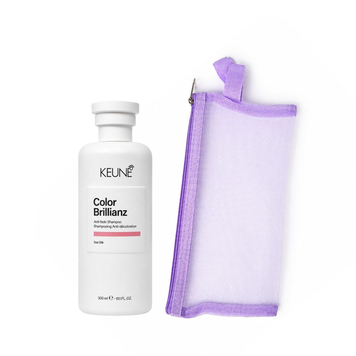 KIT KEUNE SHAMPOO CARE COLOR BRILLIANZ KEUNE 300ML + NECESSAIRE REDINHA MAQUIAGE