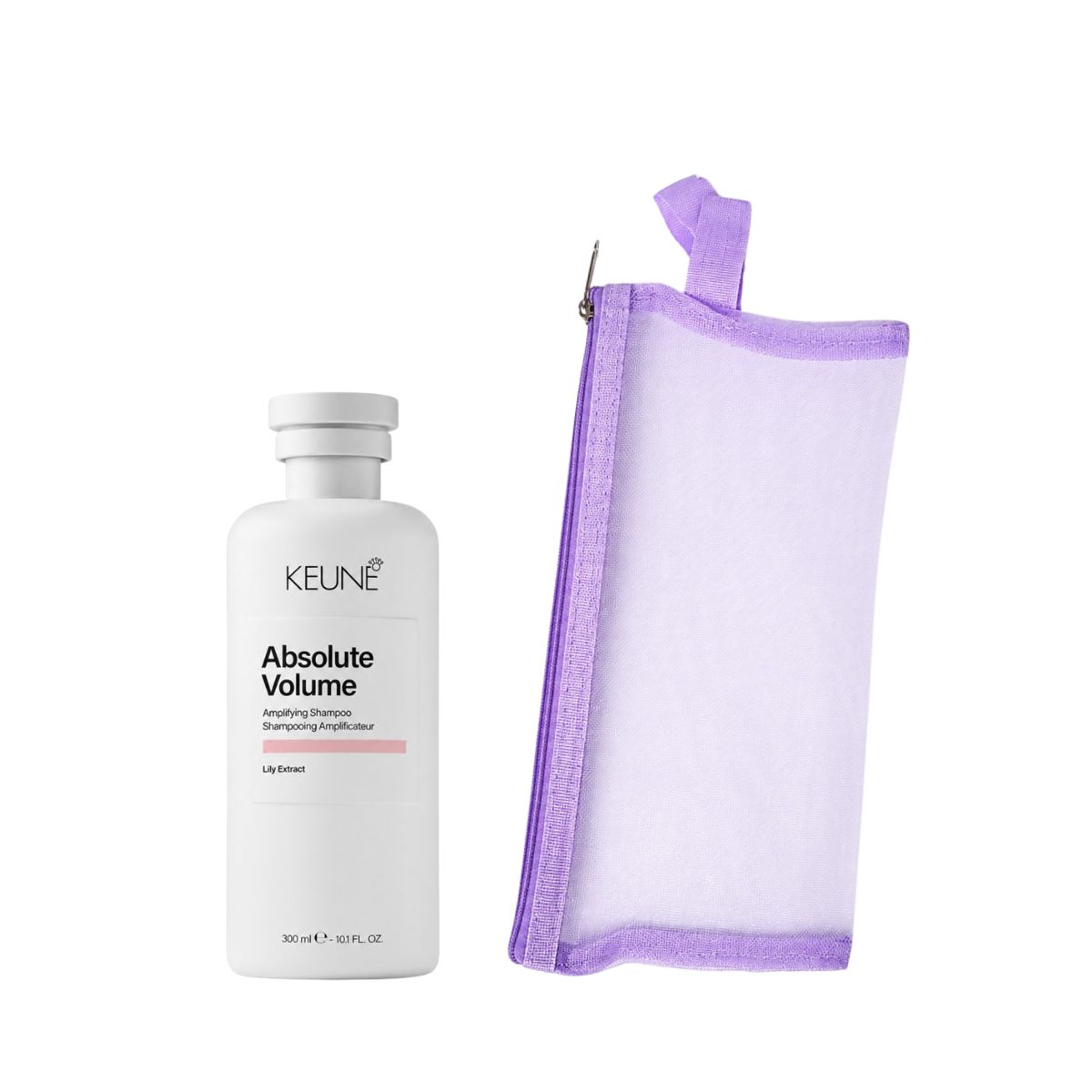 KIT KEUNE SHAMPOO CARE ABSOLUTE VOLUME KEUNE 300ML + NECESSAIRE REDINHA MAQUIAGE
