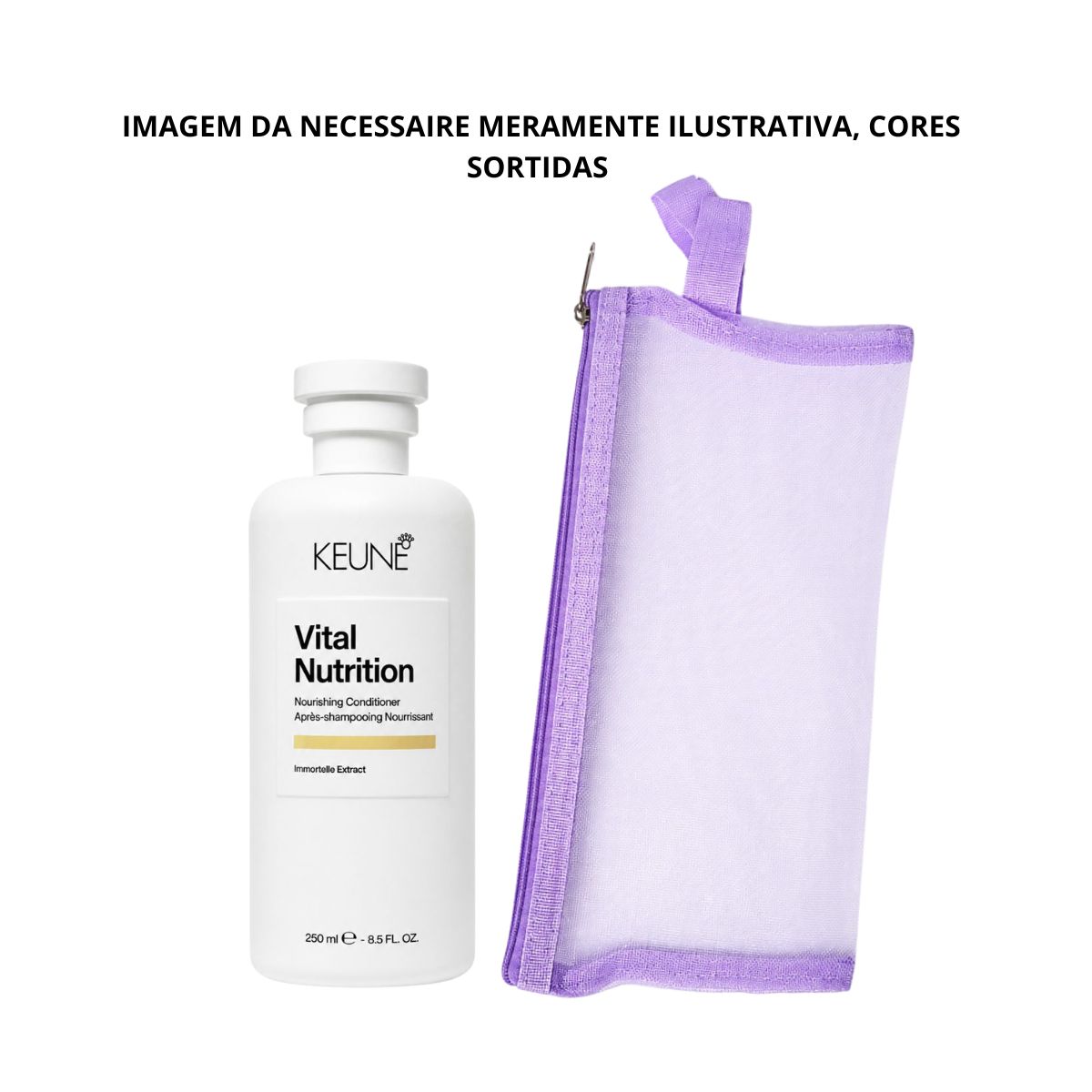 KIT KEUNE CONDICIONADOR CARE VITAL NUTRITION KEUNE 250ML + NECESSAIRE REDINHA MA