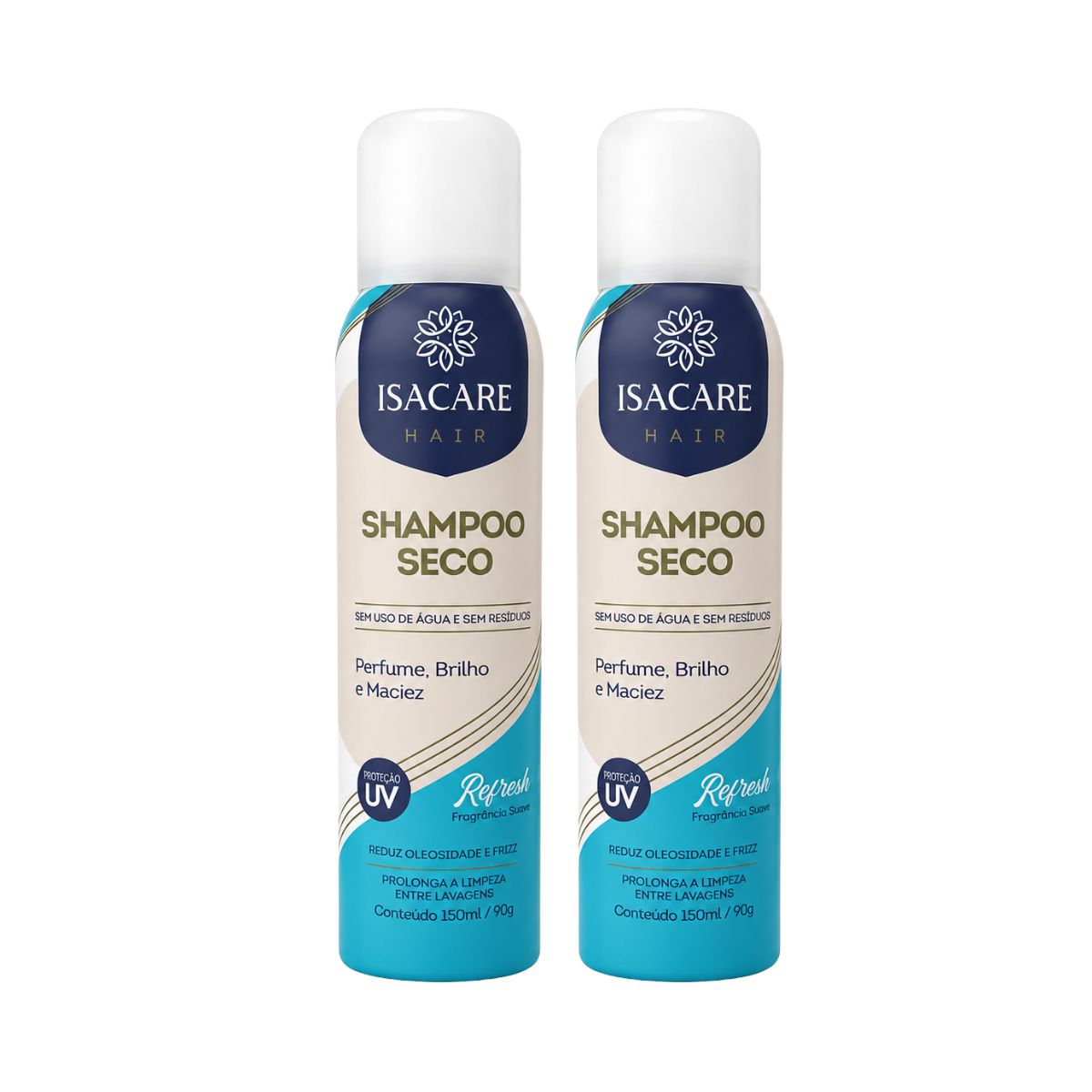 KIT ISACARE 2 SHAMPOOS A SECO REFRESH 150ML