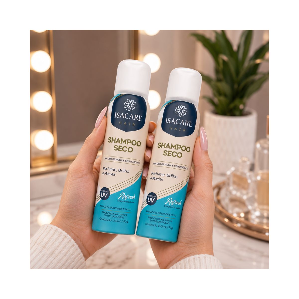 KIT ISACARE 2 SHAMPOOS A SECO REFRESH 150ML