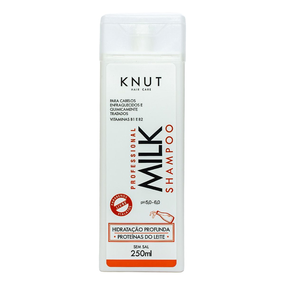 KIT KNUT SH MILK 250ML + ACESSORIOS SORTIDOS