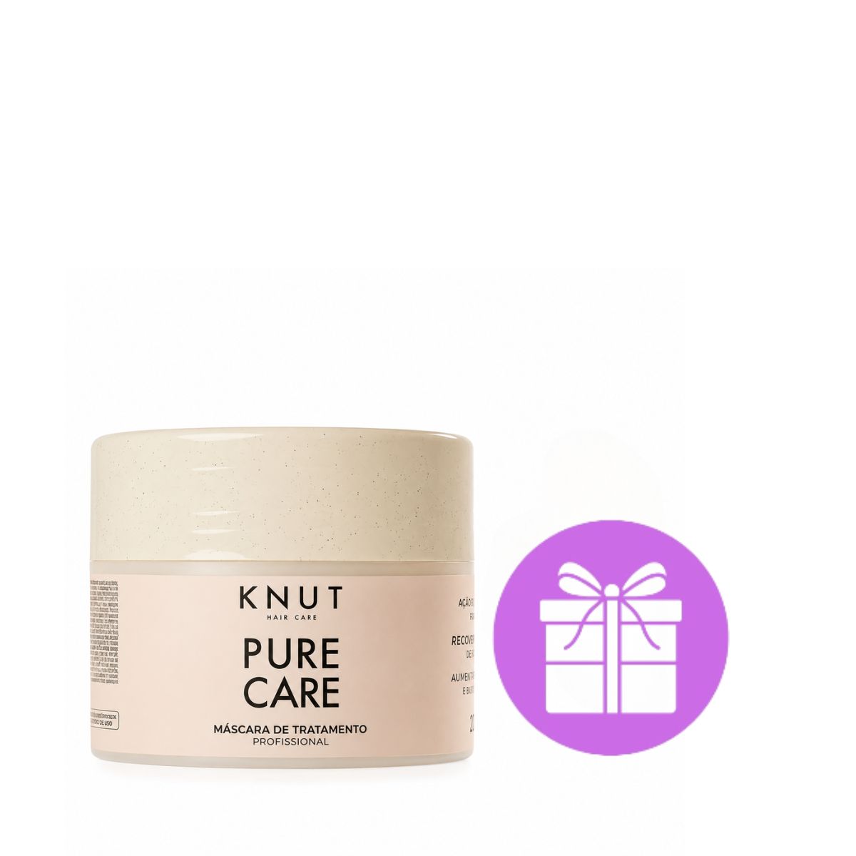 KIT KNUT MÁSC PURE CARE 300G + ACESSORIOS SORTIDOS