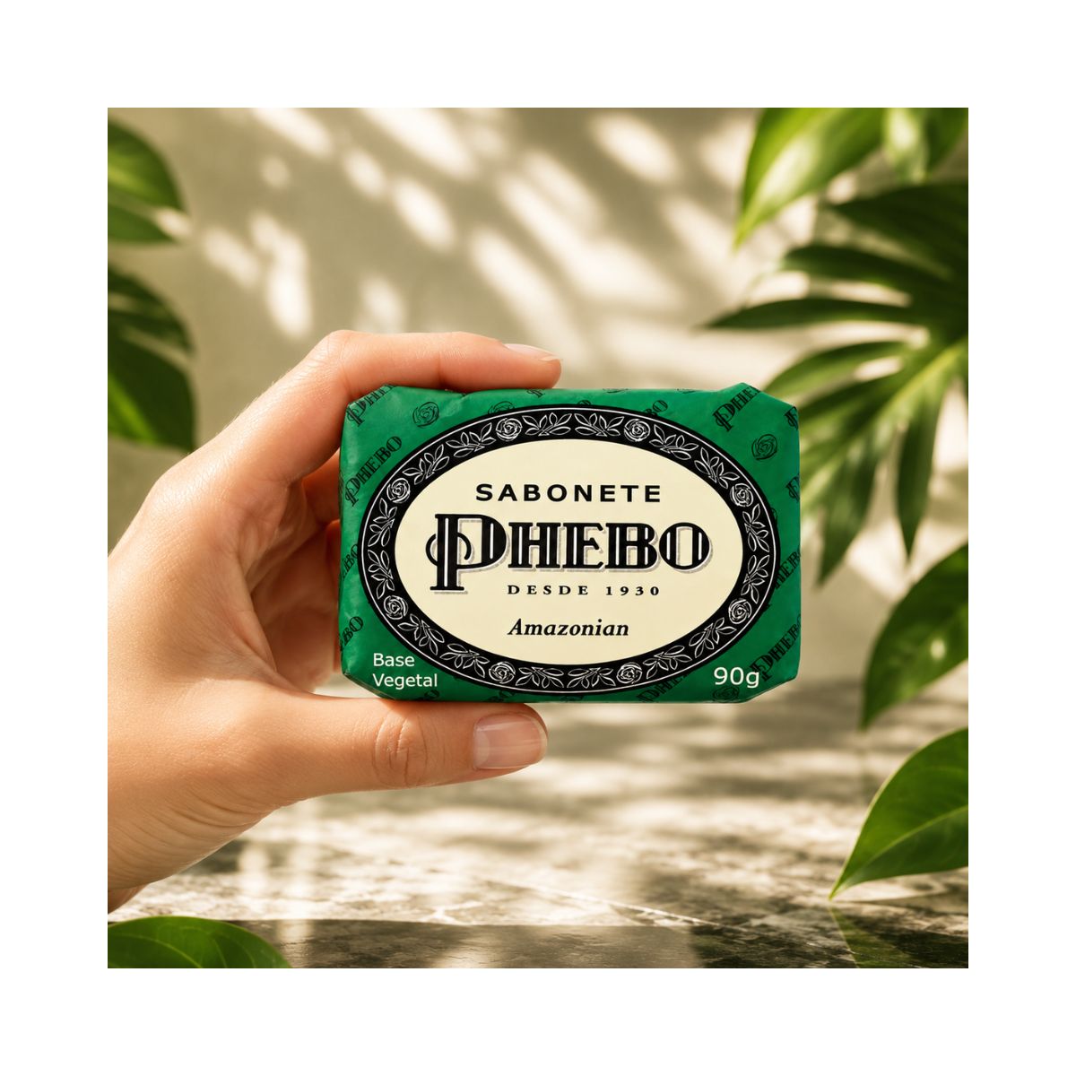 SABONETE EM BARRA AMAZONIAN PHEBO 90GR