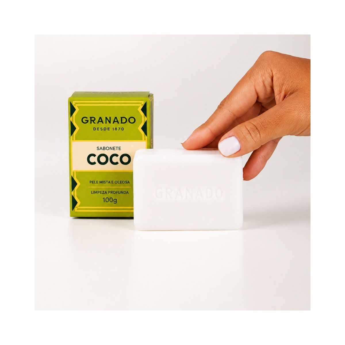 SABONETE EM BARRA COCO GRANADO 100GR