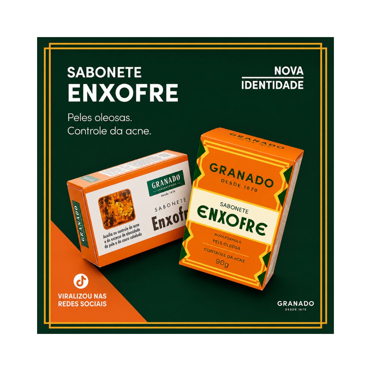 SABONETE EM BARRA ENXOFRE GRANADO 90GR