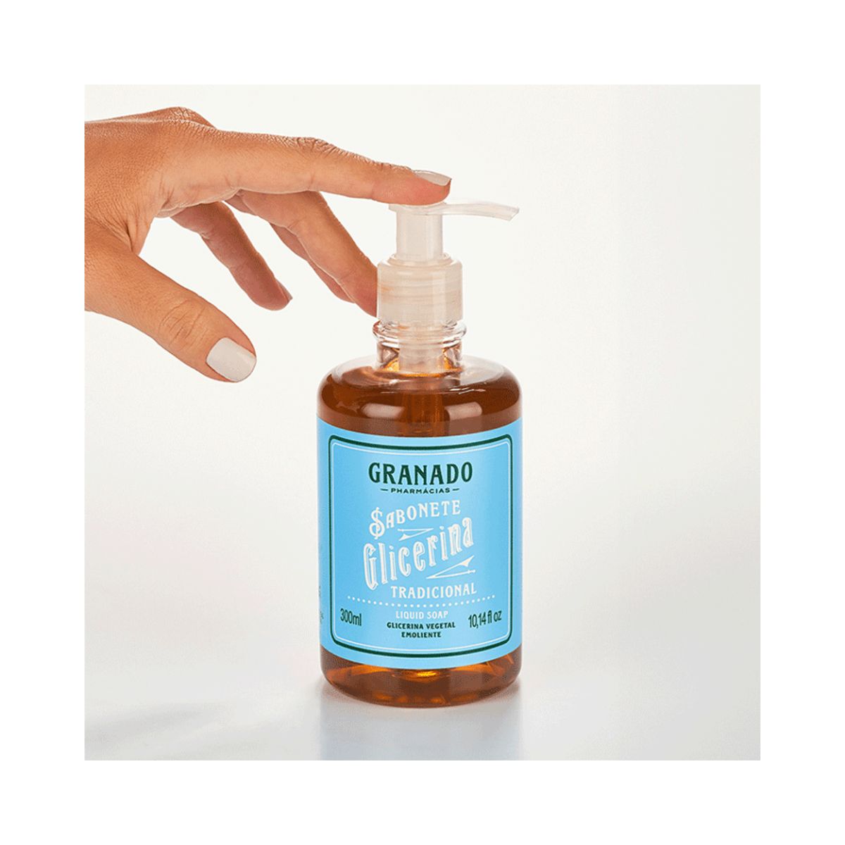 SABONETE LÍQUIDO GLICERINA TRADICIONAL GRANADO 300ML
