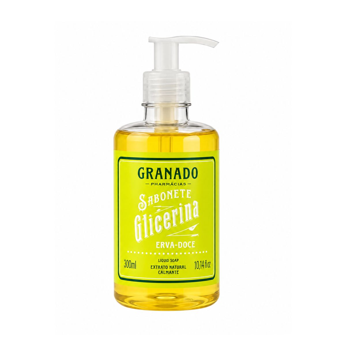 SABONETE LÍQUIDO GLICERINA ERVA DOCE GRANADO 300ML