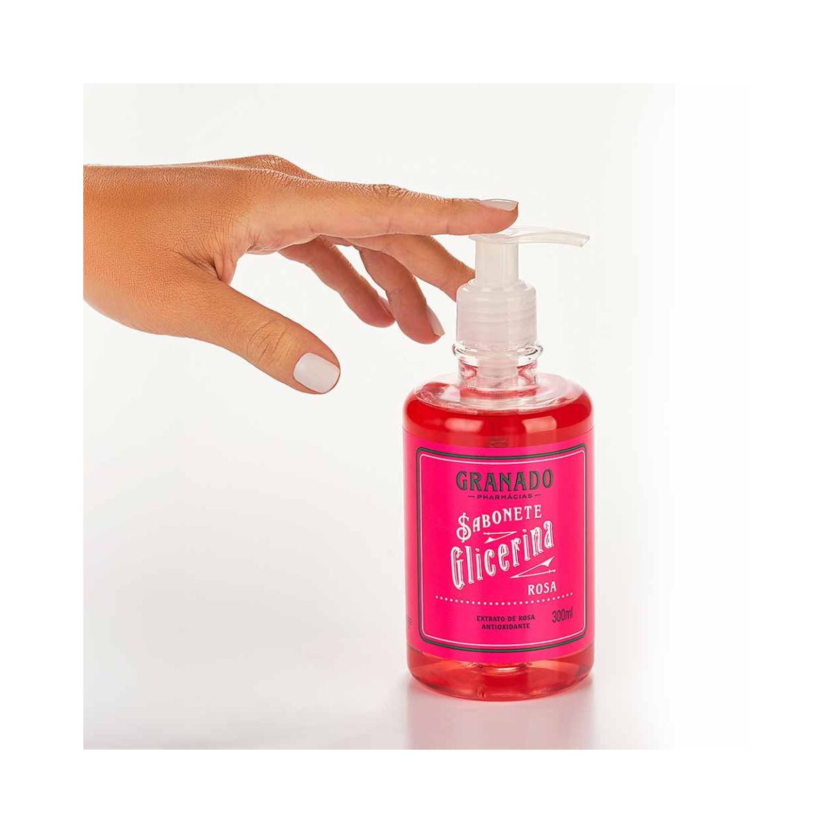 SABONETE LÍQUIDO GLICERINA ROSA GRANADO 300ML