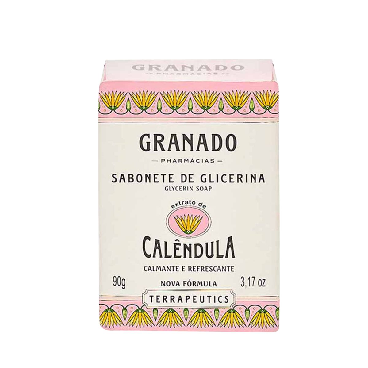 SABONETE EM BARRA TERRAPEUTICS GLICERINA CALÊNDULA GRANADO 90GR
