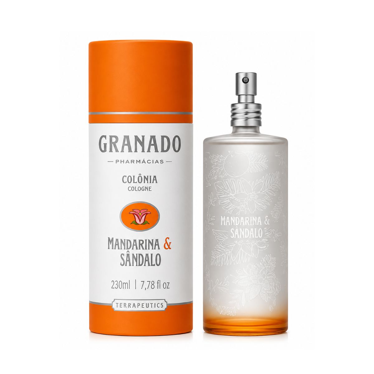 COLÔNIA TERRAPEUTICS MANDARINA & SÂNDALO GRANADO 230ML
