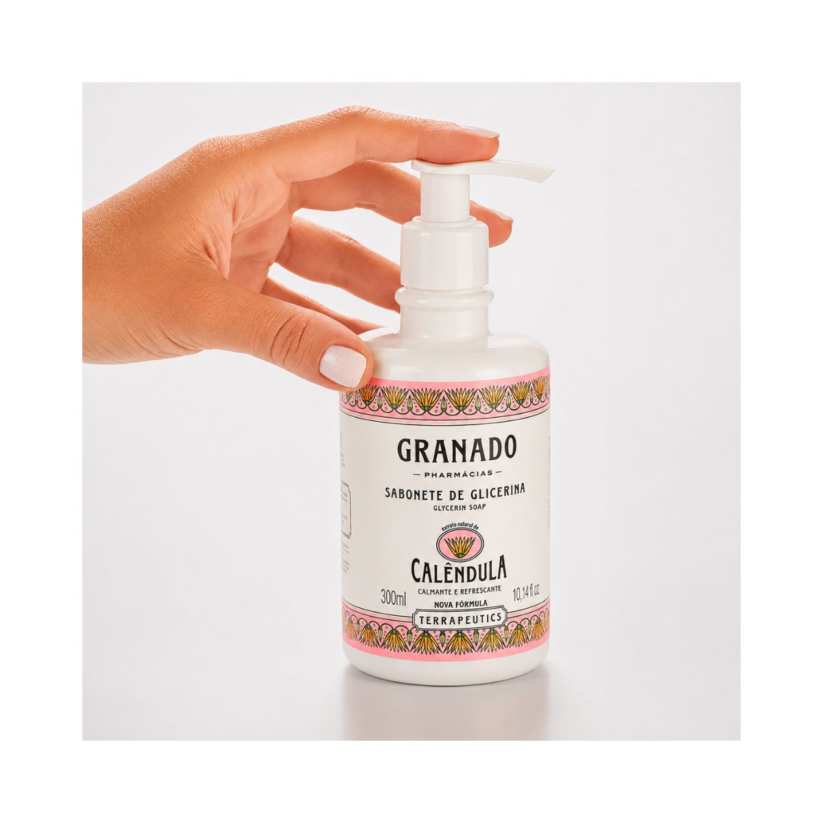 SABONETE LÍQUIDO TERRAPEUTICS CALÊNDULA GRANADO 300ML