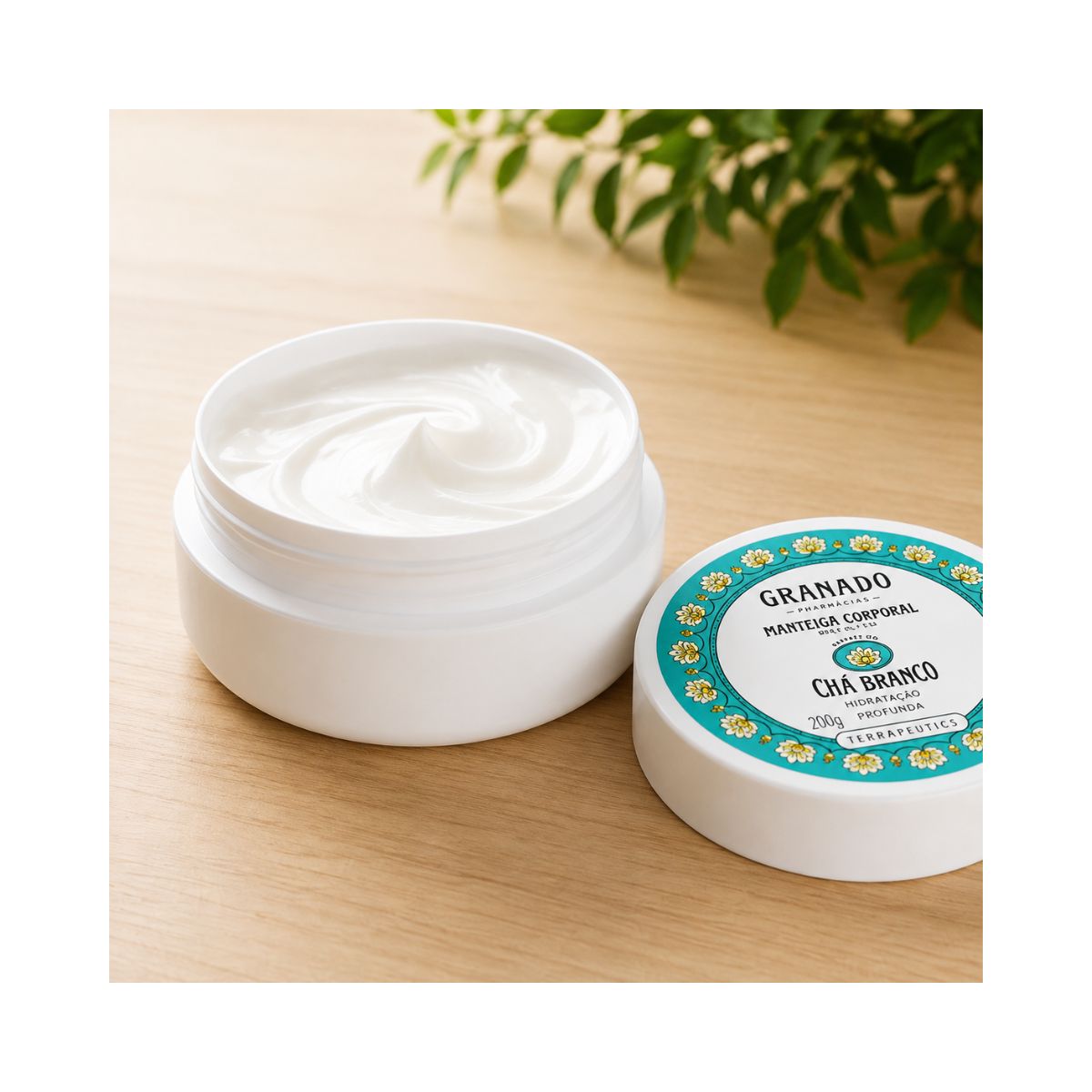 MANTEIGA CORPORAL TERRAPEUTICS CHÁ BRANCO GRANADO 200G