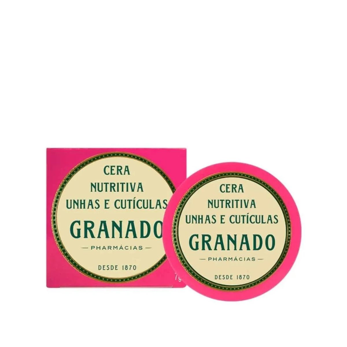 CERA UNHAS E CUTÍCULAS NUTRITIVA PINK GRANADO 7G