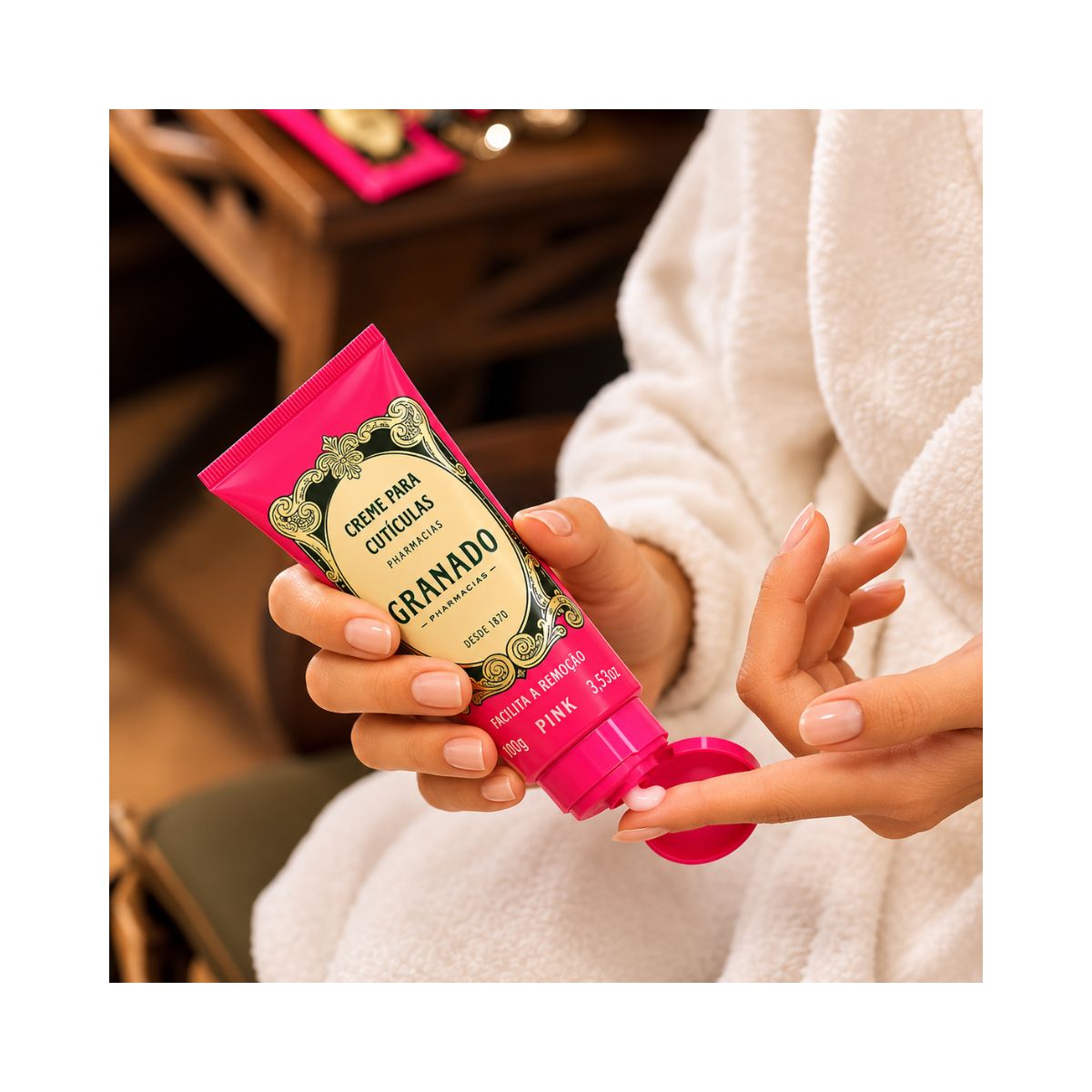 CREME PARA CUTÍCULAS PINK GRANADO 100G