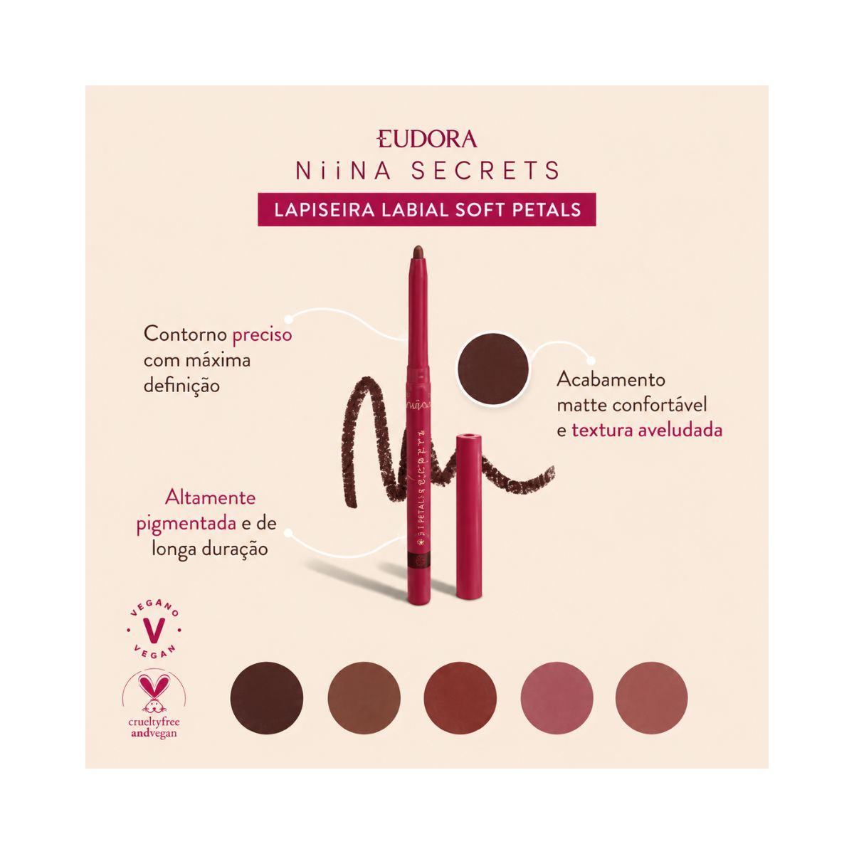 LAPISEIRA LABIAL SOFT PETALS ROSE PETALA NIINA 0,3G