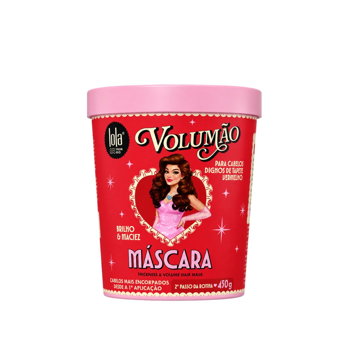 MÁSCARA VOLUMÃO LOLA COSMETICS 450G