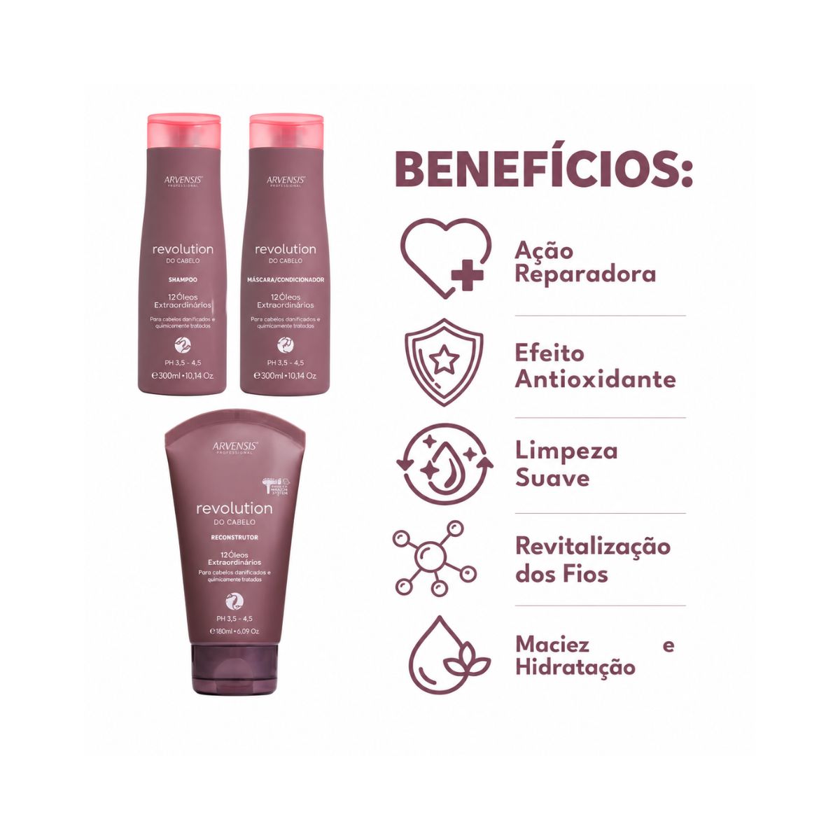 SHAMPOO BB HAIR REVOLUTION ARVENSIS 300ML