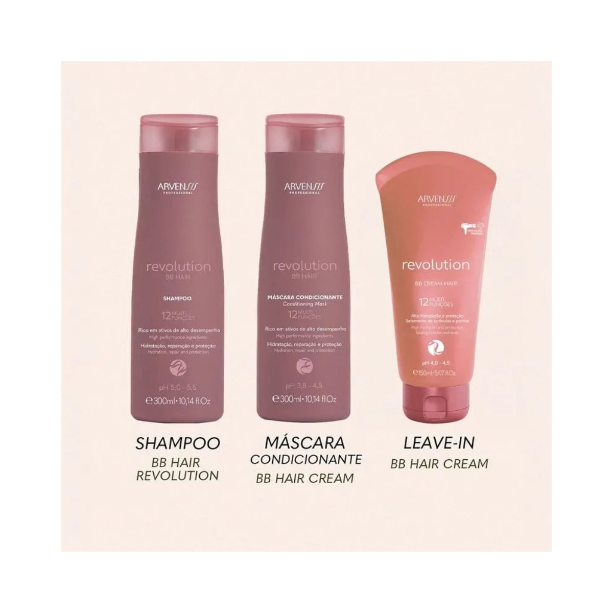 SHAMPOO BB HAIR REVOLUTION ARVENSIS 300ML