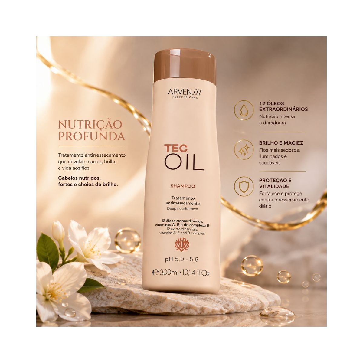 SHAMPOO TEC OIL ARVENSIS 300ML