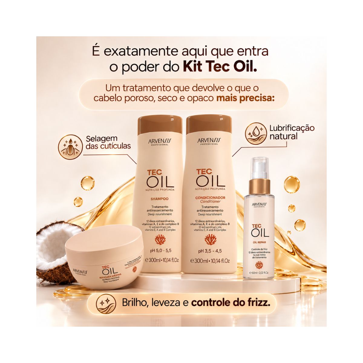 CONDICIONADOR TEC OIL ARVENSIS 300ML
