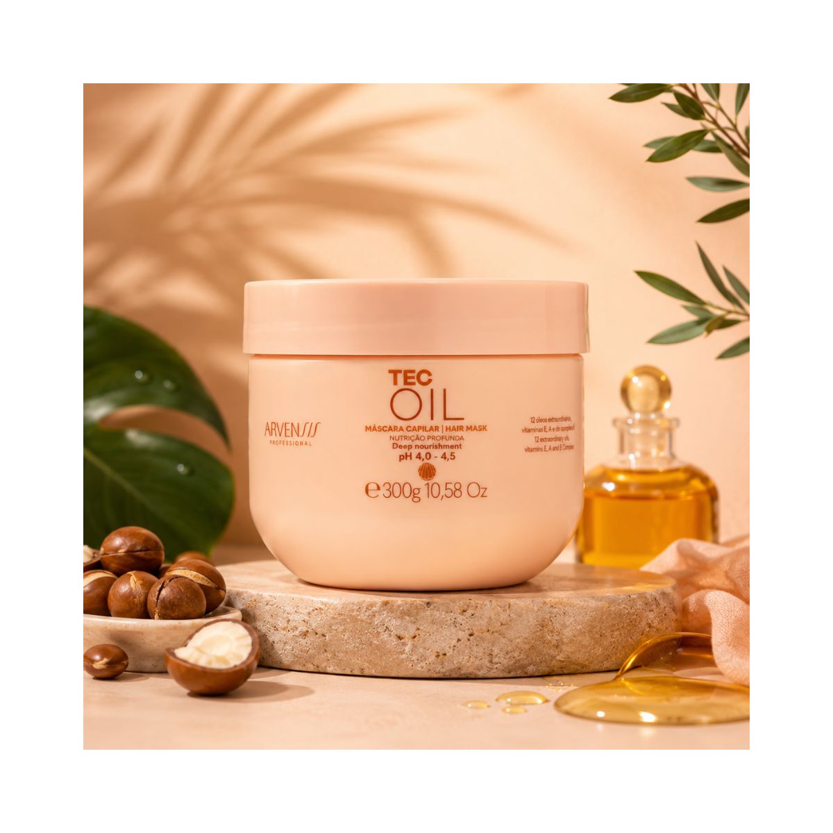 MÁSCARA CAPILAR TEC OIL ARVENSIS 300G