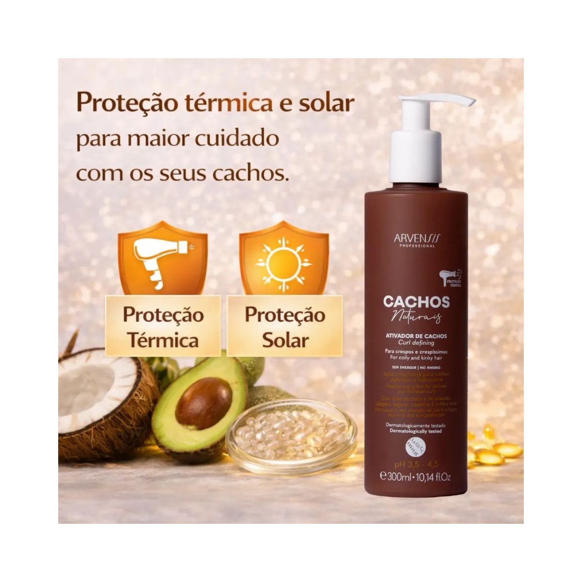 ATIVADOR DE CACHOS CRESPOS E CRESPÍSSIMOS ARVENSIS 300ML