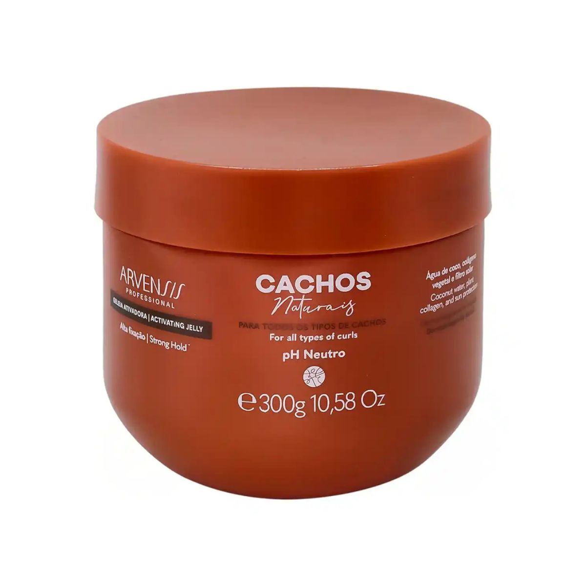 GELEIA ATIVADORA CACHOS NATURAIS FIXAÇÃO FORTE ARVENSIS 300G