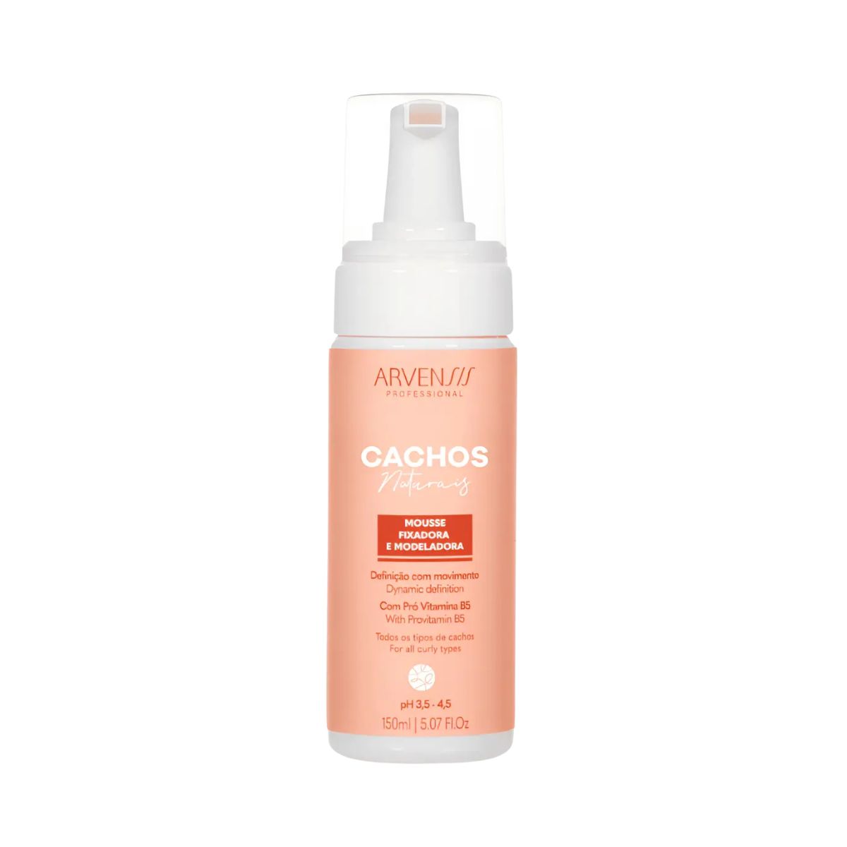 MOUSSE FIXADORA E MODELADORA ARVENSIS 150ML