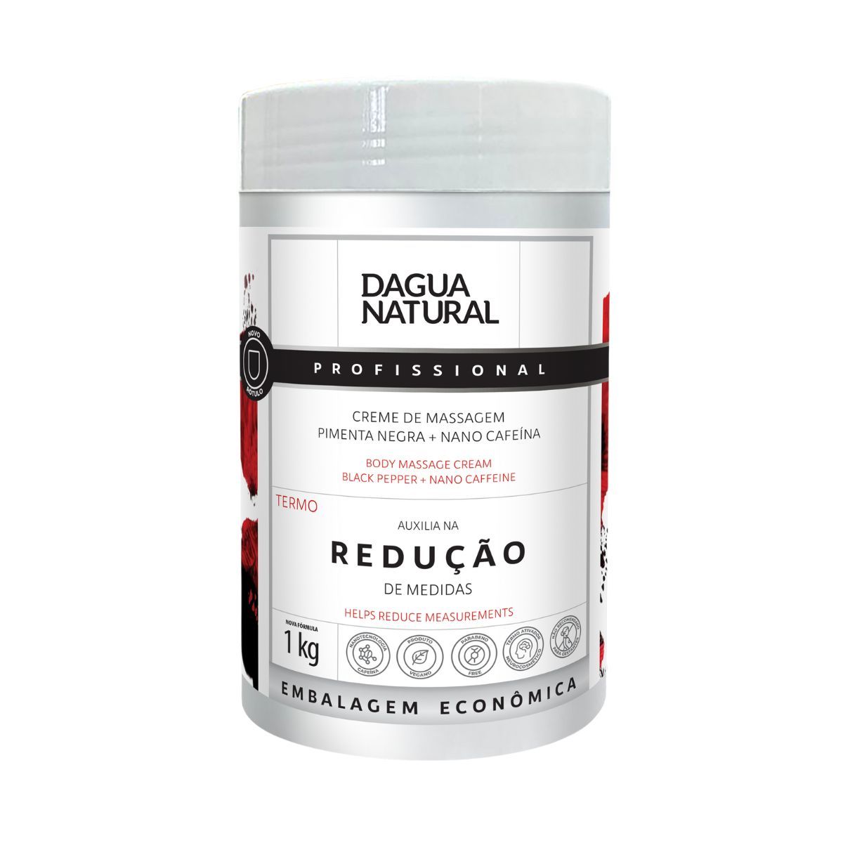 KIT DAGUA NATURAL CREME PIMENTA NEGRA 1KG + AEROSOL BLUE GIOVANNA BABY 150ML