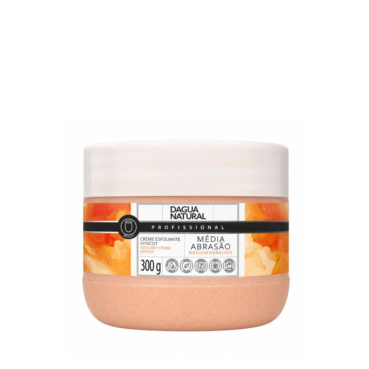 KIT DAGUA NATURAL CREME ESFOLIANTE APRICOT MÉDIA ABRASÃO 300G + AEROSOL BLUE GIO