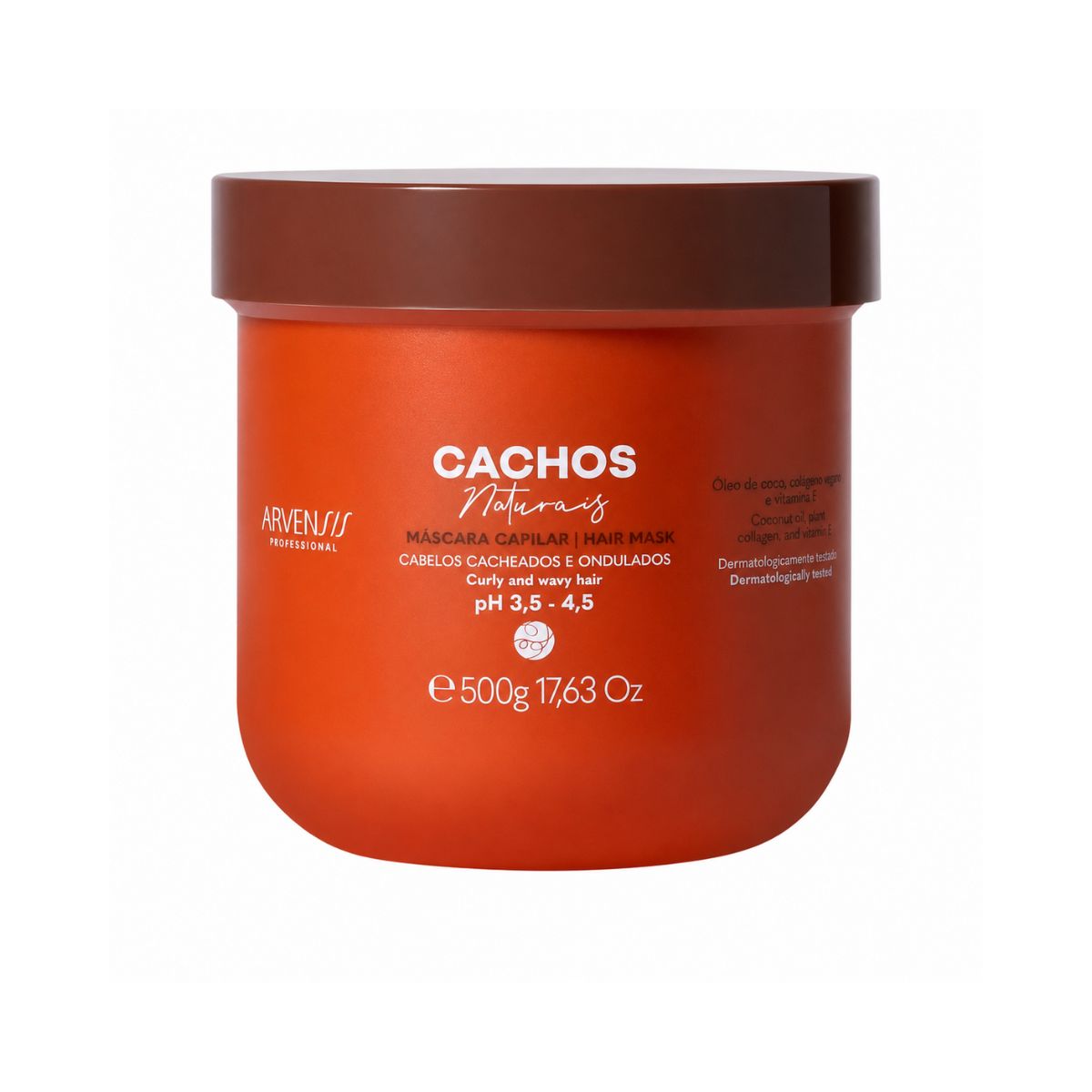 MÁSCARA 2 EM 1 NO POO CACHOS NATURAIS ARVENSIS 500G