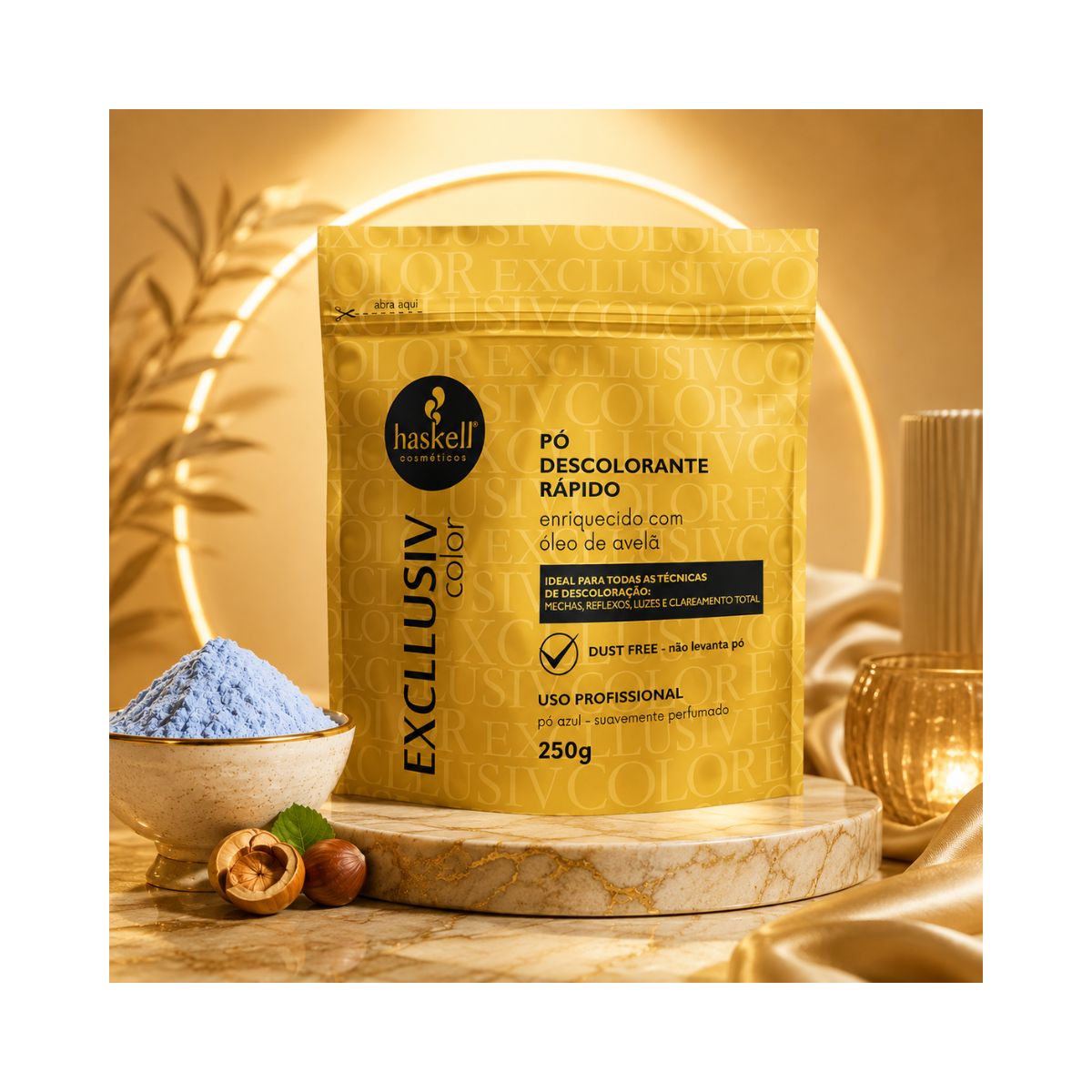 PÓ DESCOLORANTE EXCLLUSIV COLOR HASKELL 250GR