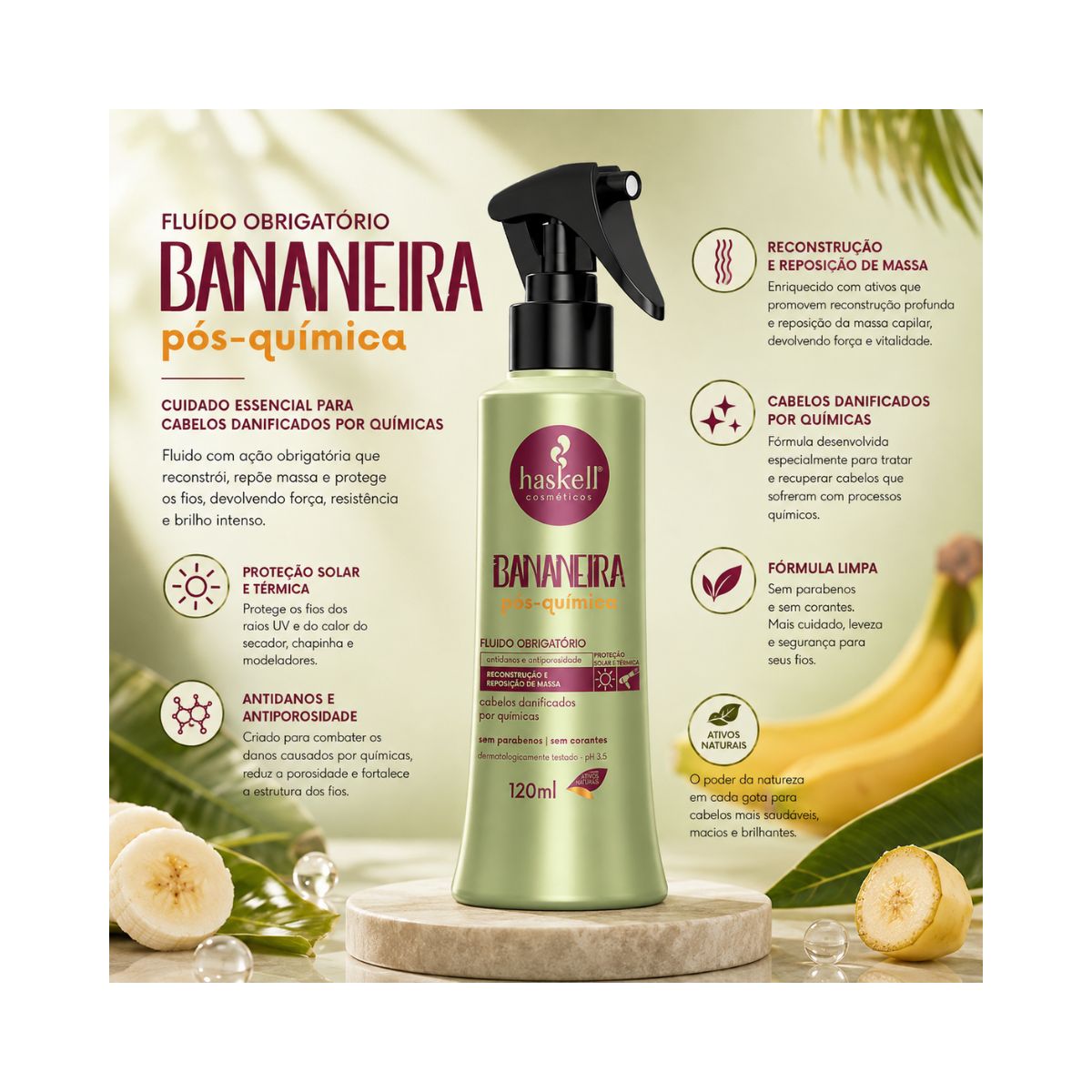 FLUIDO BANANEIRA HASKELL 120ML