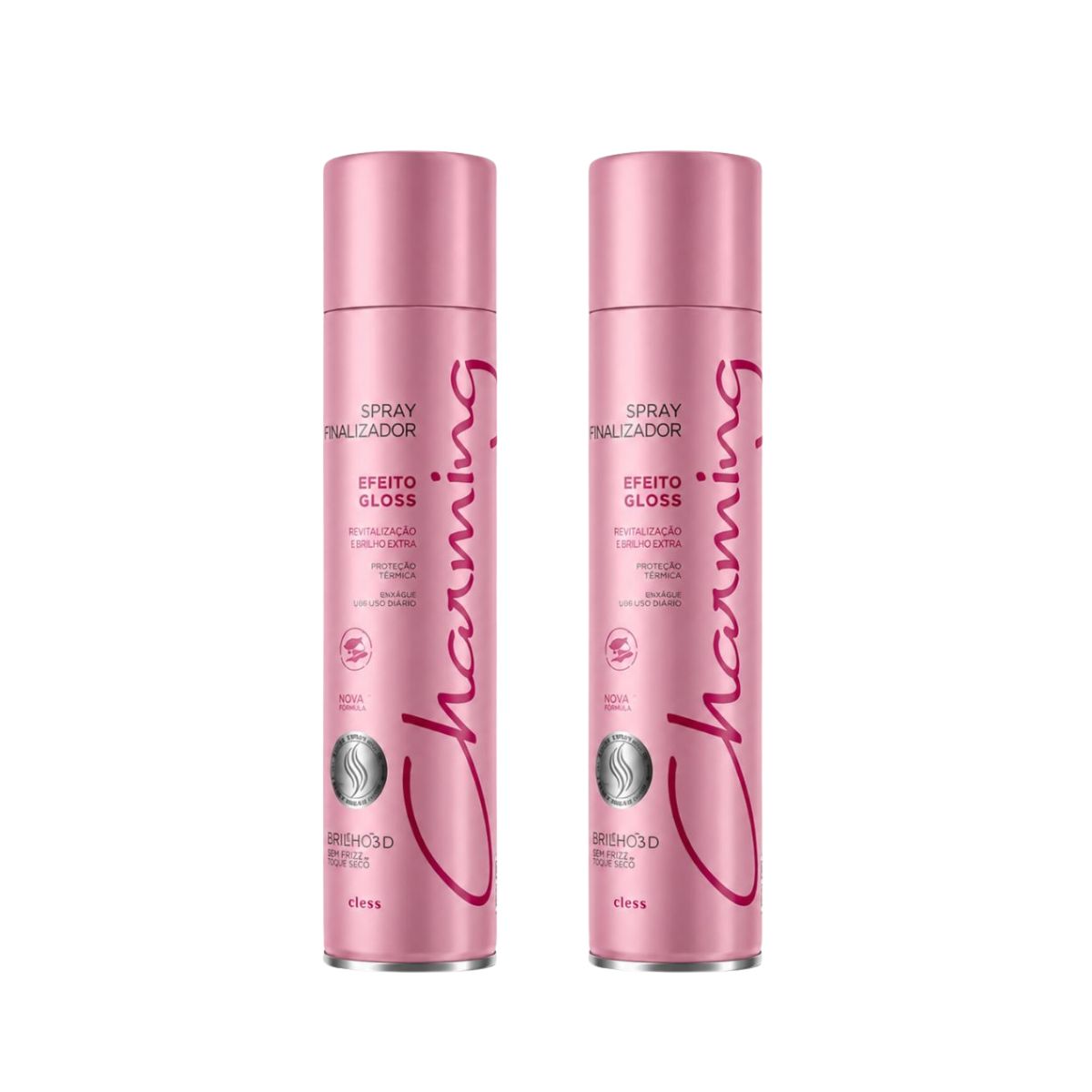 KIT 2 CLESS SPRAY BRILHO INTENSO EFEITO GLOSS 400ML