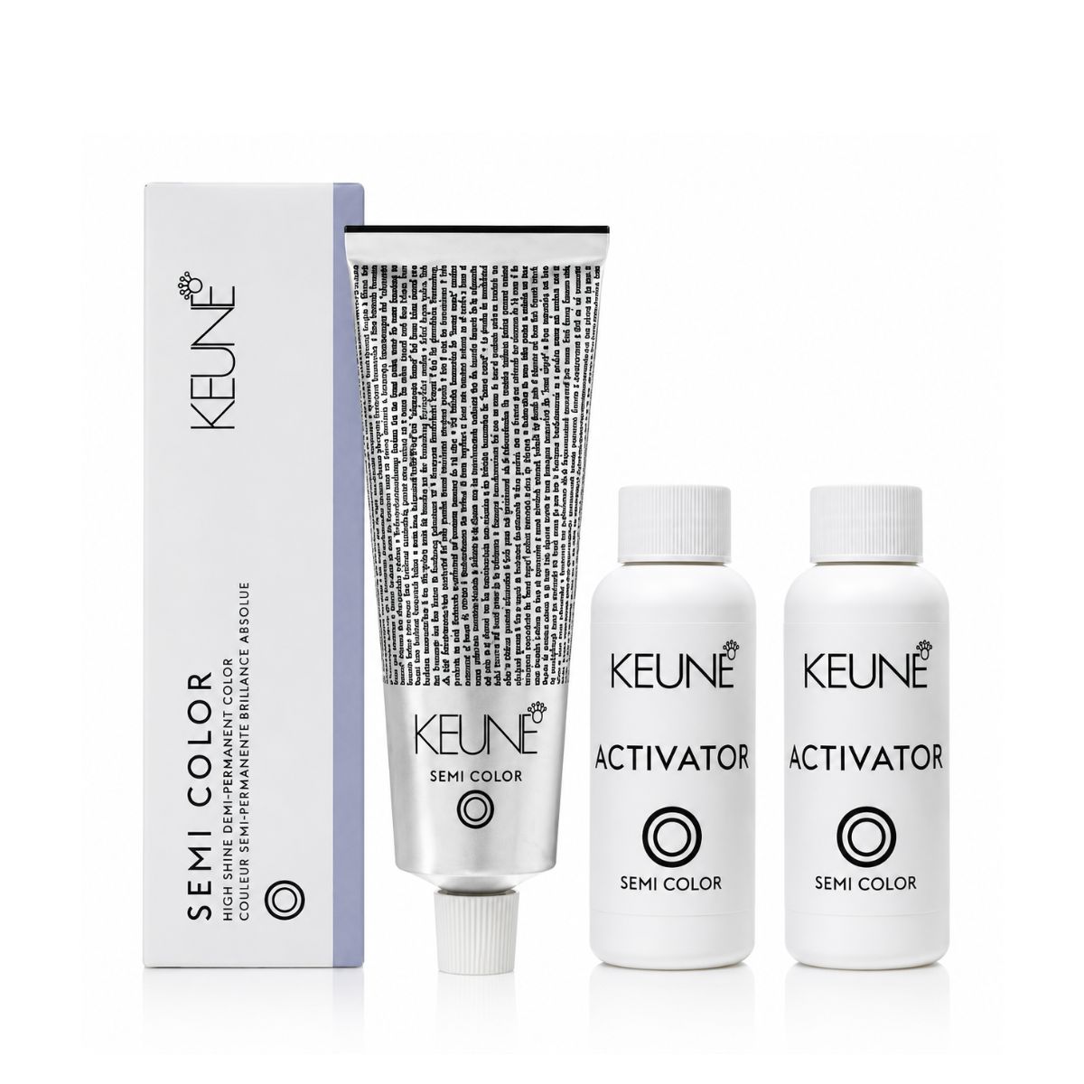 KIT KEUNE COLORAÇÃO SEMI COLOR 10.17 LOURO EXTRA CLARO CINZA VIOLETA 60ML + 2 AC