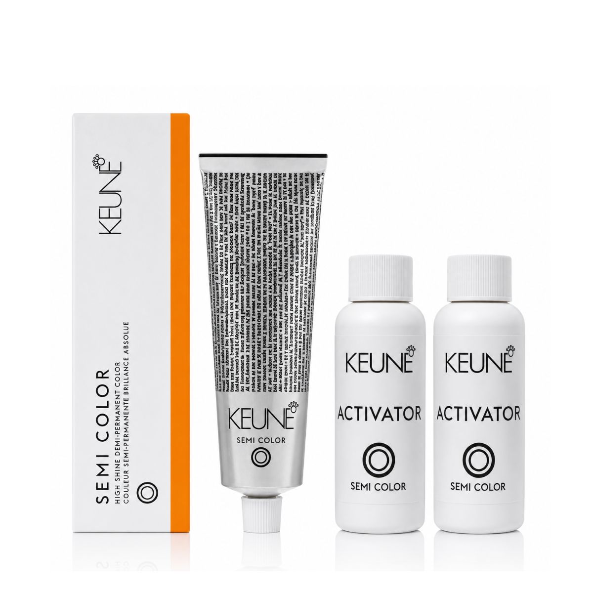 KIT KEUNE COLORAÇÃO SEMI COLOR 7.43 LOURO MEDIO COBRE DOURADO 60ML + ACTIVATOR S