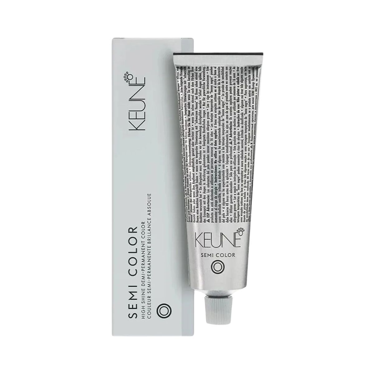 KIT KEUNE COLORAÇÃO SEMI COLOR 4 CASTANHO MÉDIO 60ML + 2 ACTIVATOR SEMI COLOR 60