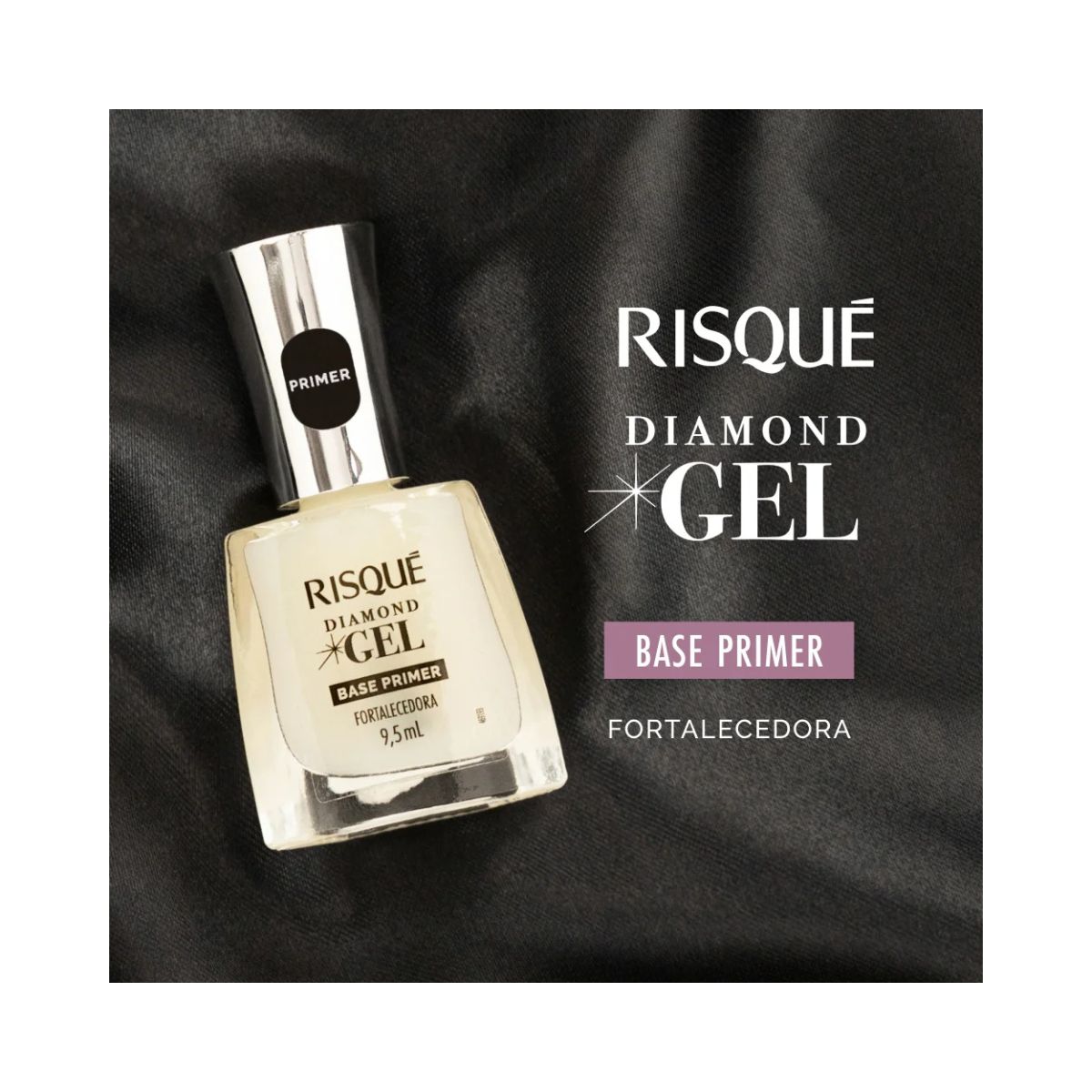 BASE PRIMER FORTALECEDORA RISQUÉ DIAMOND GEL 9,5ML