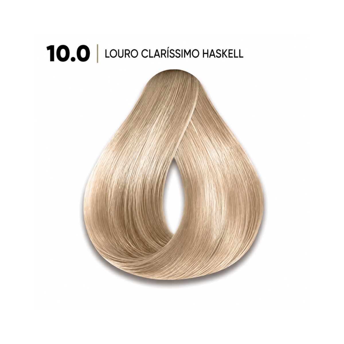 KIT HASKELL COLORAÇÃO 10.0 LOURO CLARÍSSIMO + OX 20 VOLUMES 75ML