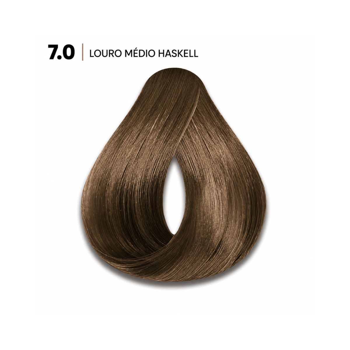 KIT HASKELL COLORAÇÃO 7.0 LOURO MÉDIO + OX 20 VOLUMES 75ML