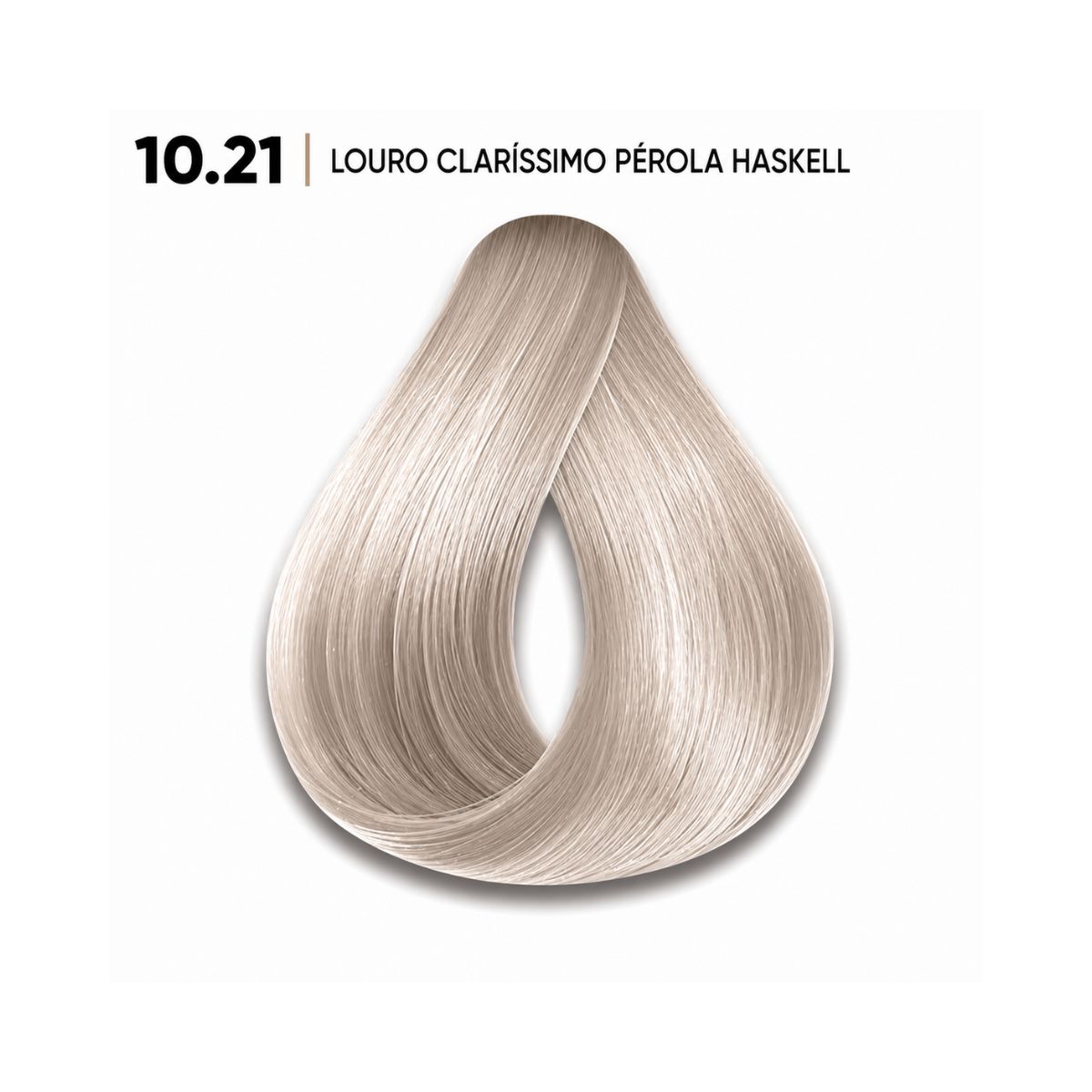 KIT HASKELL COLORAÇÃO 10.21 LOURO CLARÍSSIMO PÉROLA + OX 20 VOLUMES 75ML