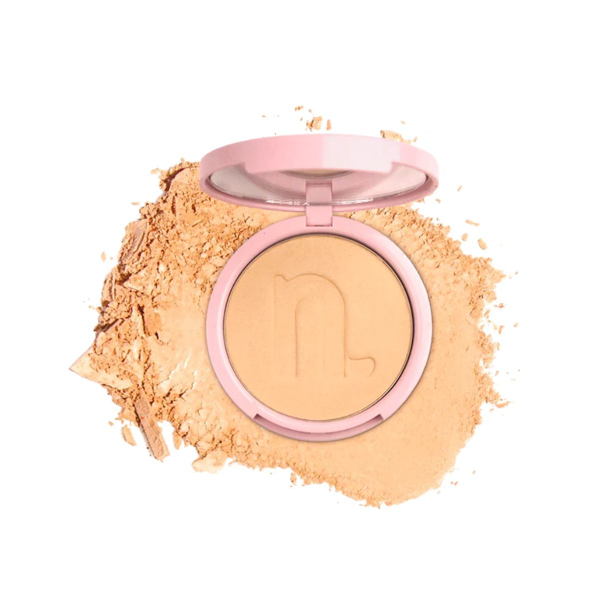KIT NINA MAKEUP PÓ COMPACTO INSTANT MATTE COR 3 + ESPONJA MAQUIAGEM