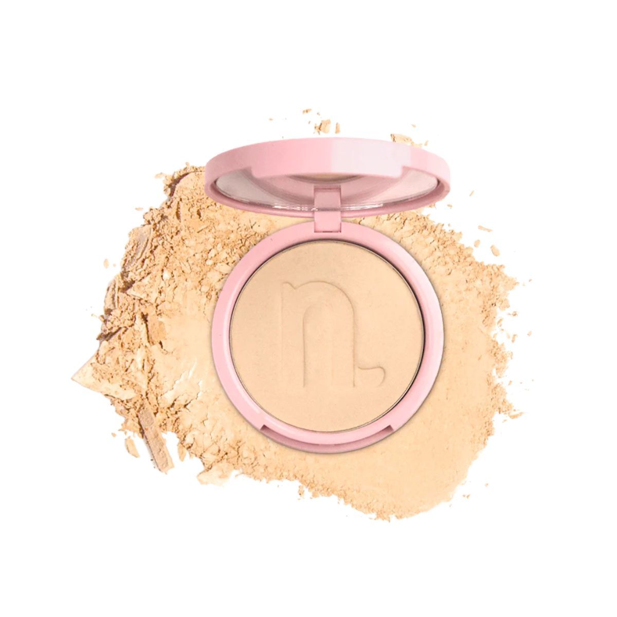 KIT NINA MAKEUP PÓ COMPACTO INSTANT MATTE COR 2 + ESPONJA MAQUIAGEM