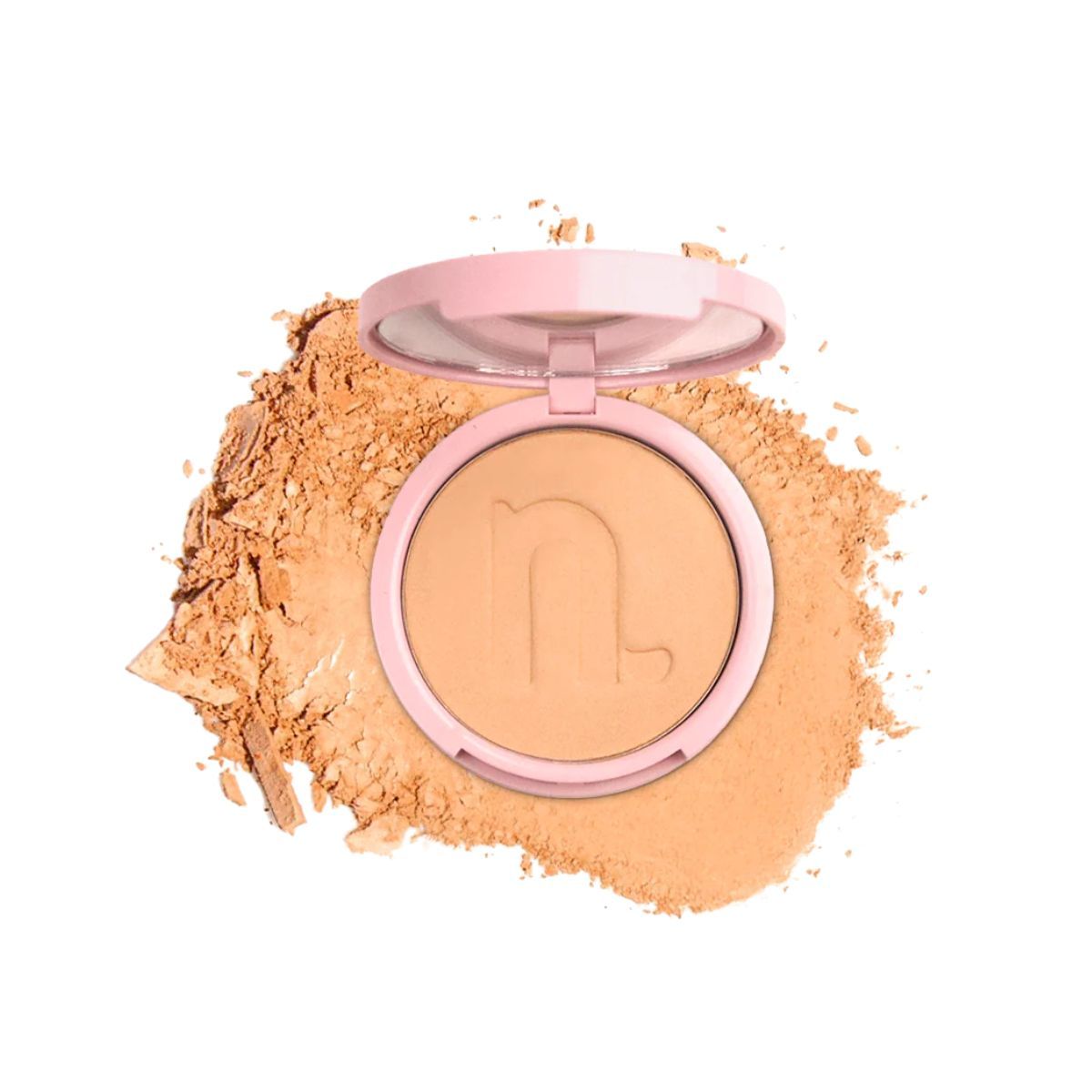 KIT NINA MAKEUP PÓ COMPACTO INSTANT MATTE COR 4 + ESPONJA MAQUIAGEM