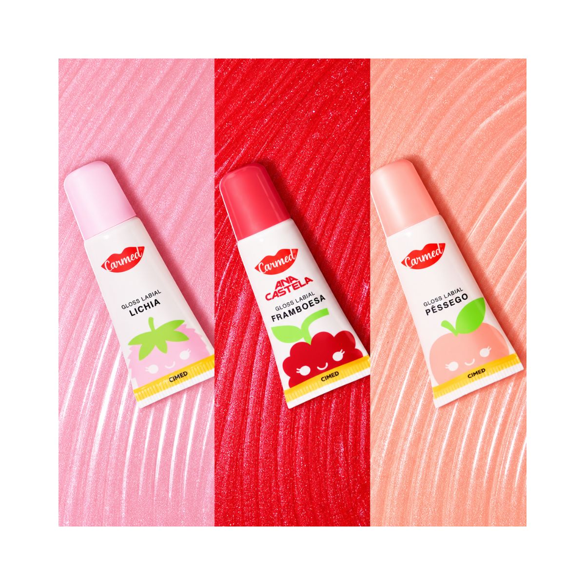 LIP GLOSS CARMED FRAMBOESA ANA CASTELA 5G